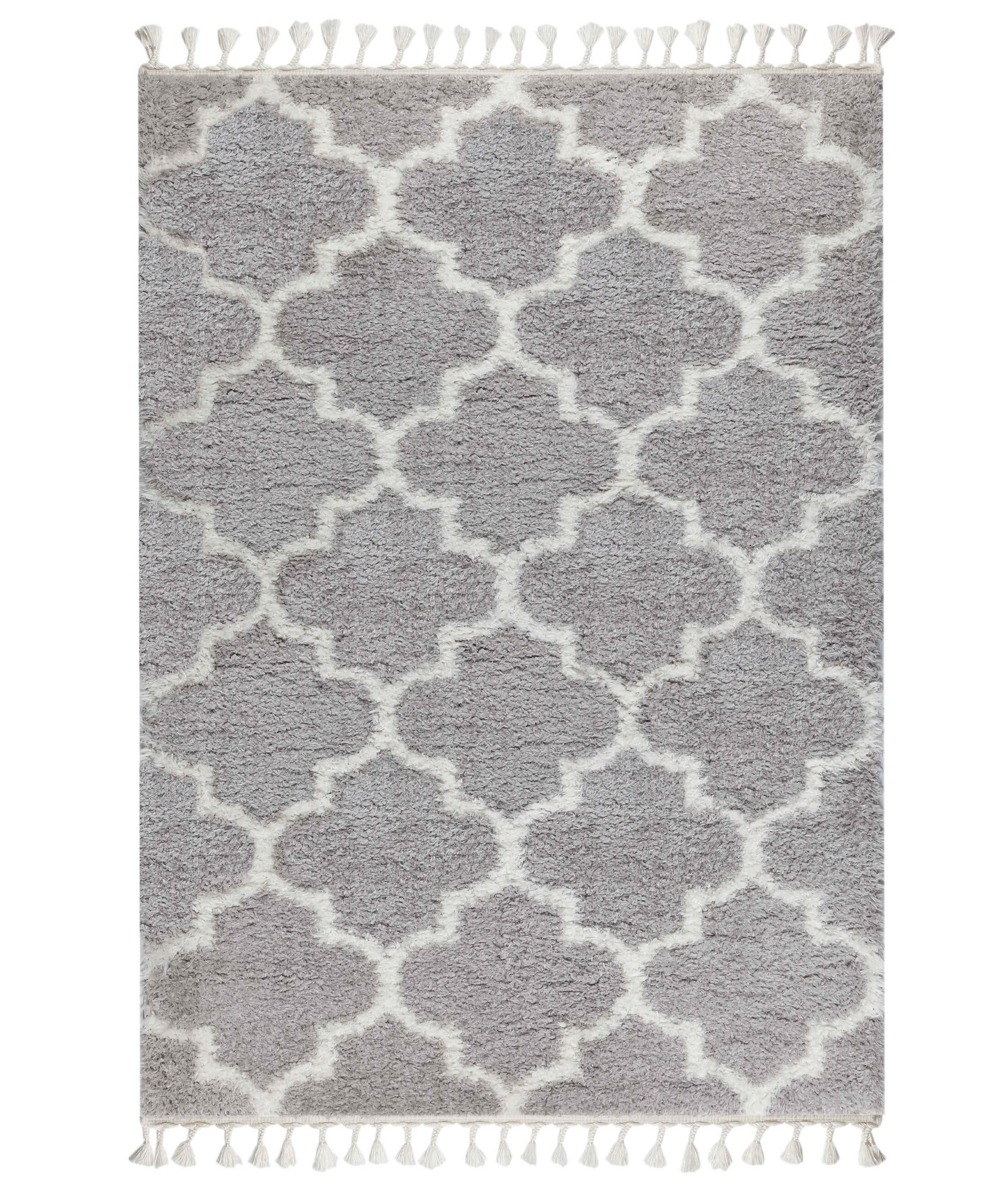 Marakesh Gray White Carpet 1573C